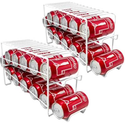 Sorbus Soda Can Beverage Dispenser Rack - Holds 12,12oz Soda Cans