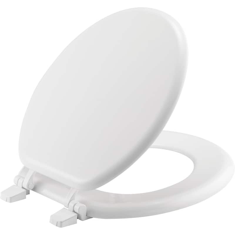 Bemis Wood Round Toilet Seat - 14.94" x 2" x 18.5" - 14.94" x 2" x 18.5"