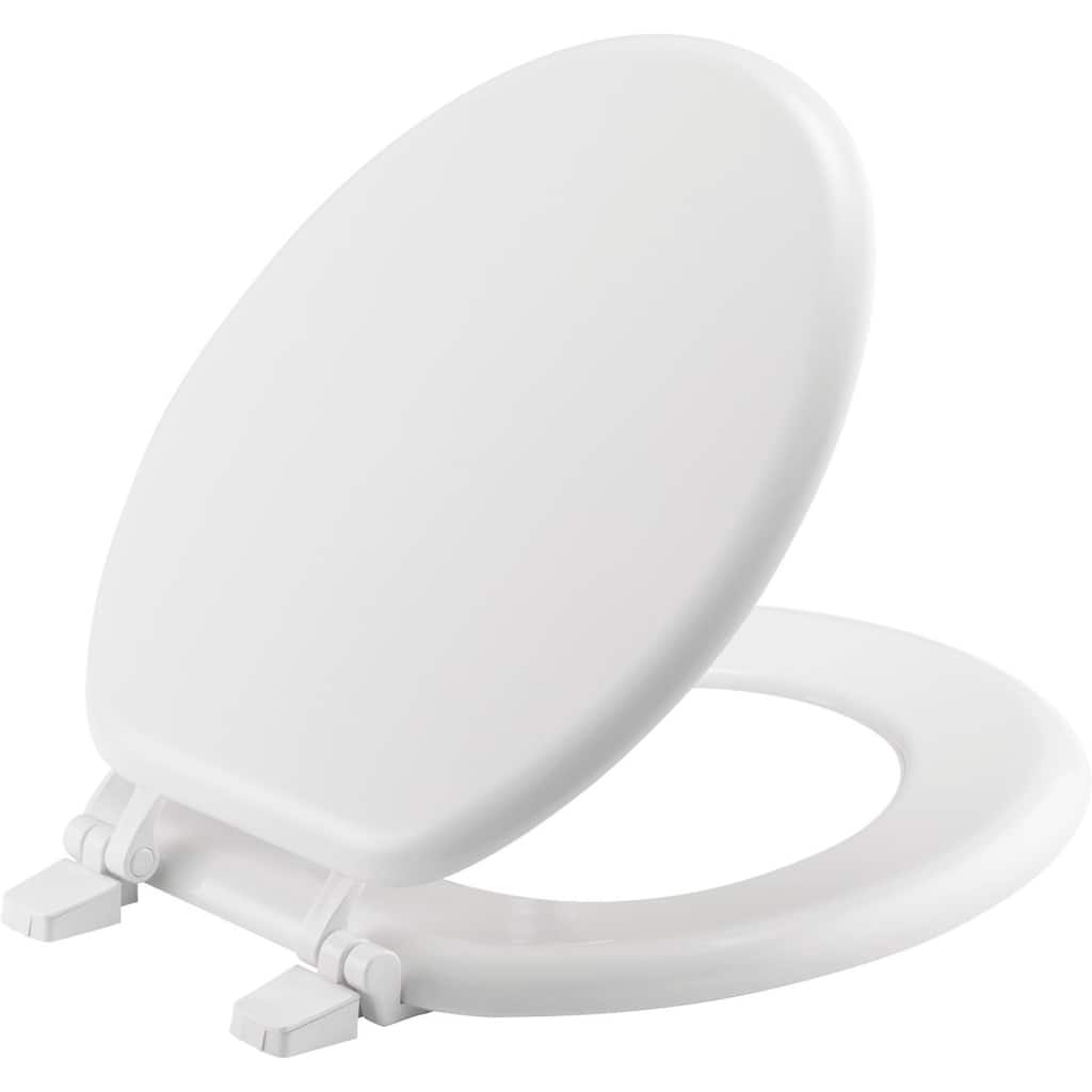 Bemis Wood Round Toilet Seat - 14.94" x 2" x 18.5" - 14.94" x 2" x 18.5"