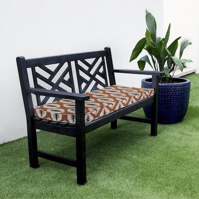 Sorra Home Hayden Sunstone Indoor/Outdoor Corded Bench Cushion