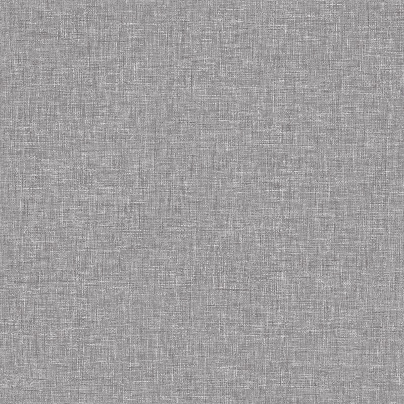 Arthouse Maisie Grey Linen Wallpaper - Grey