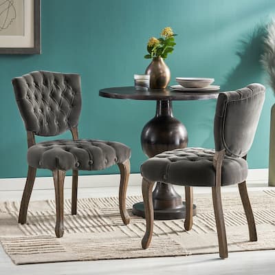 Maison Rouge Anwar Tufted Dining Chairs- (Set of 2)