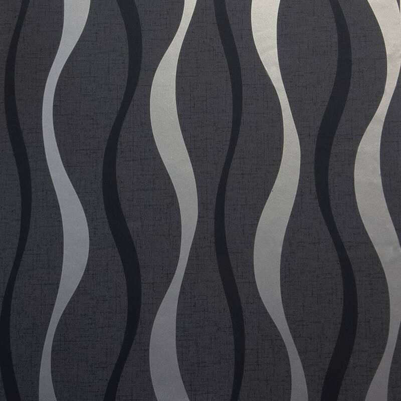 Arthouse Tazz Black Ribbons Wallpaper