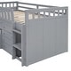 preview thumbnail 21 of 30, 78.90" L-Shaped Space Saving Bunk Loft and Bunk Platform Bed
