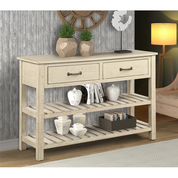 Antique Grey Console Table for Entryway with Drawers ... (600 x 600 Pixel)