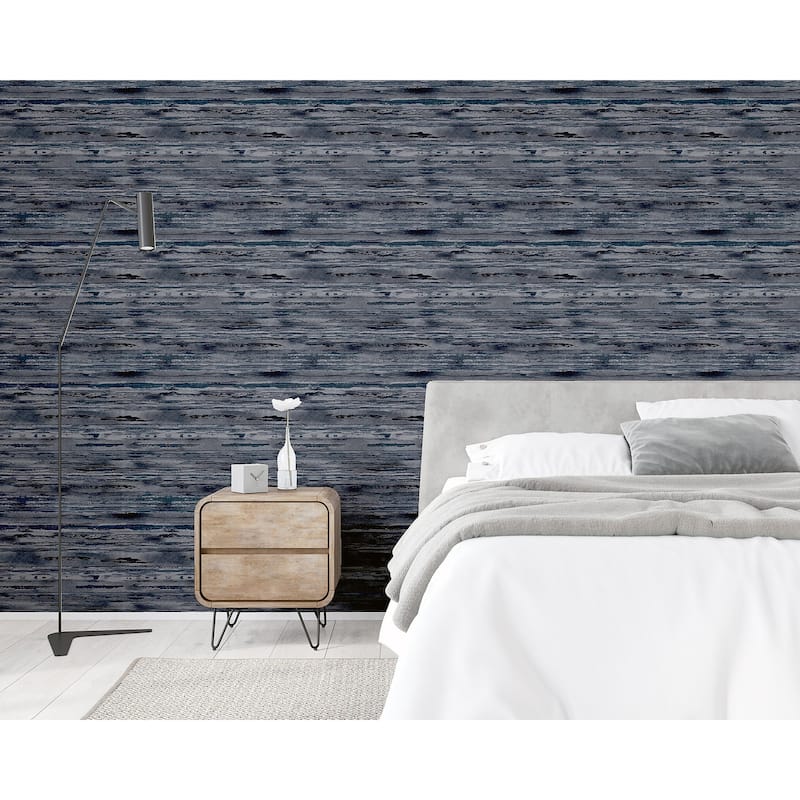 Arthouse Philomena Denim Striated Wallpaper