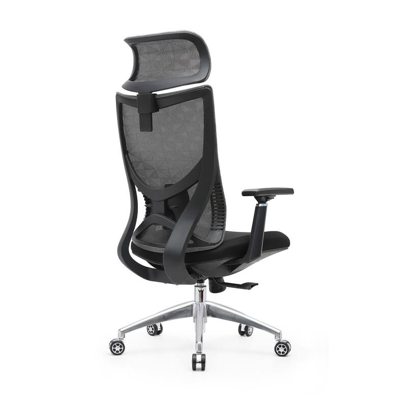 Porthos Home Benton Mesh Office Chair with Aluminium Roller Base