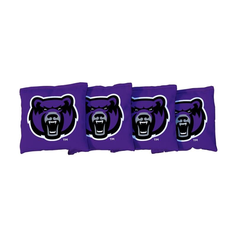 Central Arkansas UCA Bears Purple Cornhole Bags - All-Weather Resin Filled