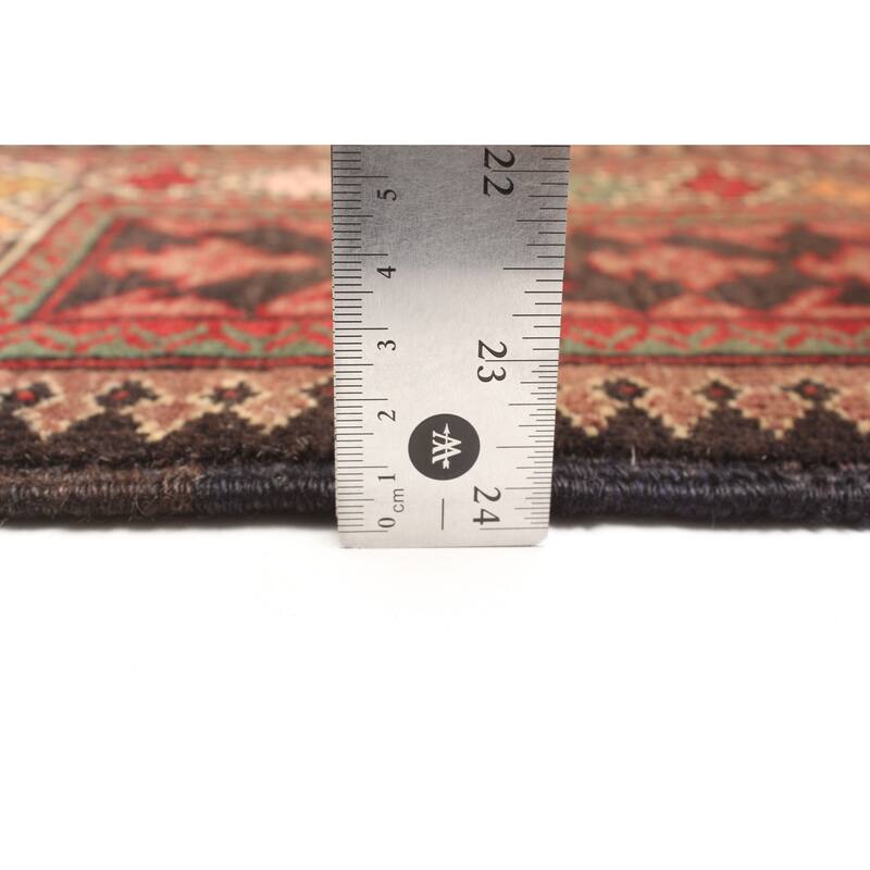 ECARPETGALLERY Hand-knotted Teimani Black Wool Rug - 2'9 x 4'5