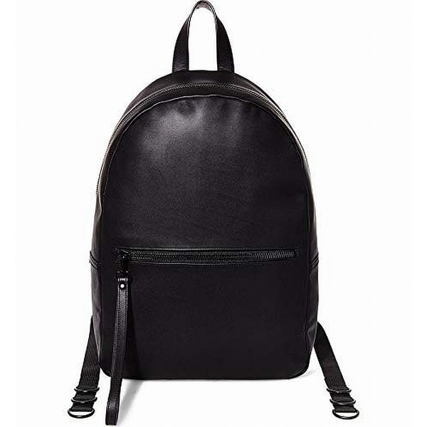 black leather steve madden backpack