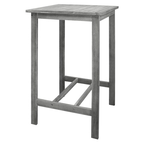 Renaissance Outdoor Hand-scraped Hardwood Bar Table