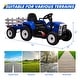preview thumbnail 25 of 23, Lorise 35W Battery Powered Electric Tractor with Trailer for Kids 3-6 Years - 54"L x 20"W x 21"H