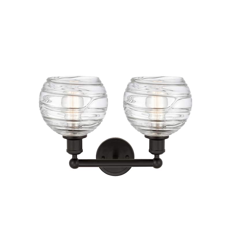Innovations Lighting Athens Deco Swirl - 2 Light 17" Bath Vanity Light