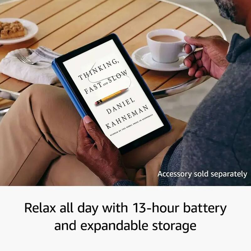 Amazon Fire HD 10 32GB 10.1" Tablet with Wi-Fi - 13th Gen (Ocean) + Accessories