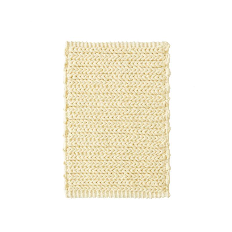 Madison Park Copula Dyed Cotton Chenille Chain Stitch Rug