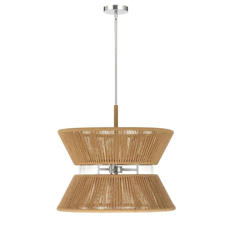 Craftmade 58596 Serena 6 Light 25" Wide Pendant