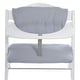 preview thumbnail 2 of 4, hauck High Chair Pad Deluxe Cushion for Alpha+ and Beta+ Wooden Highchair, Grey - 0.66
