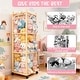 preview thumbnail 4 of 3, Plush Toy Rack, Vertical Plush Toy Storage Rack - Large Capacity, Space-Saving for Playrooms, Kids' Rooms - 16"x16"x53"