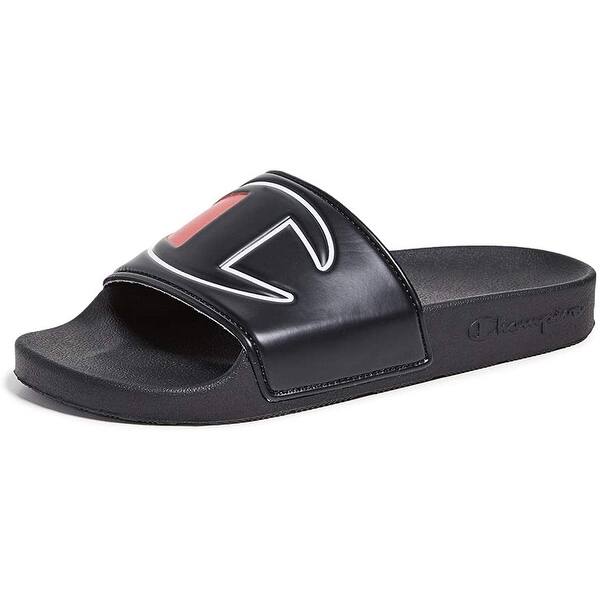 Shop Champion Women S Ipo Slide Sandals Black Red Blue Sizes 8 Overstock 30673246