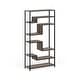 preview thumbnail 1 of 6, SAFAVIEH Marina Light Brown/ Black Etagere - 31.5" W x 11.8" D x 61.8" H Light Brown/Black