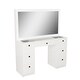 preview thumbnail 21 of 27, Boahaus Venus Modern Vanity, Glass Top, 07 Drawers - N/A