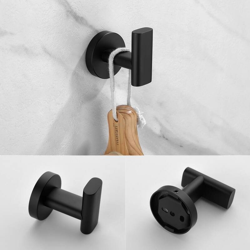 Modern Bath Hardware Set Towel Holder Set in Stainless Steel