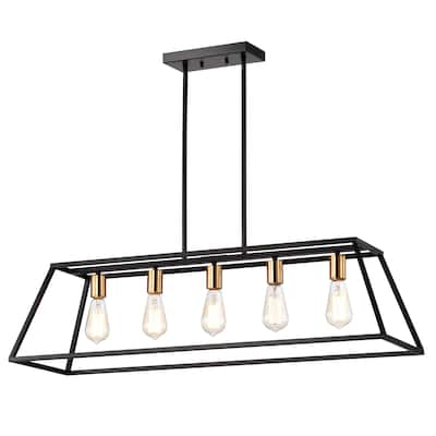 5-light Linear Island Fixture