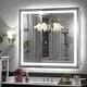 preview thumbnail 94 of 118, KIOTEE Super Bright Anti-fog LED Bathroom Mirror with Backlit and Front Lighting 3-Year Warranty 40x38
