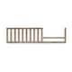 preview thumbnail 5 of 26, Evolur Convertible Crib Toddler Guard Rail Windsor Oak Grey