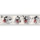 preview thumbnail 1 of 2, Black & Grey & Red Vintage Disney Mickey Mouse Peel and Stick Wallpaper Border by RoomMates