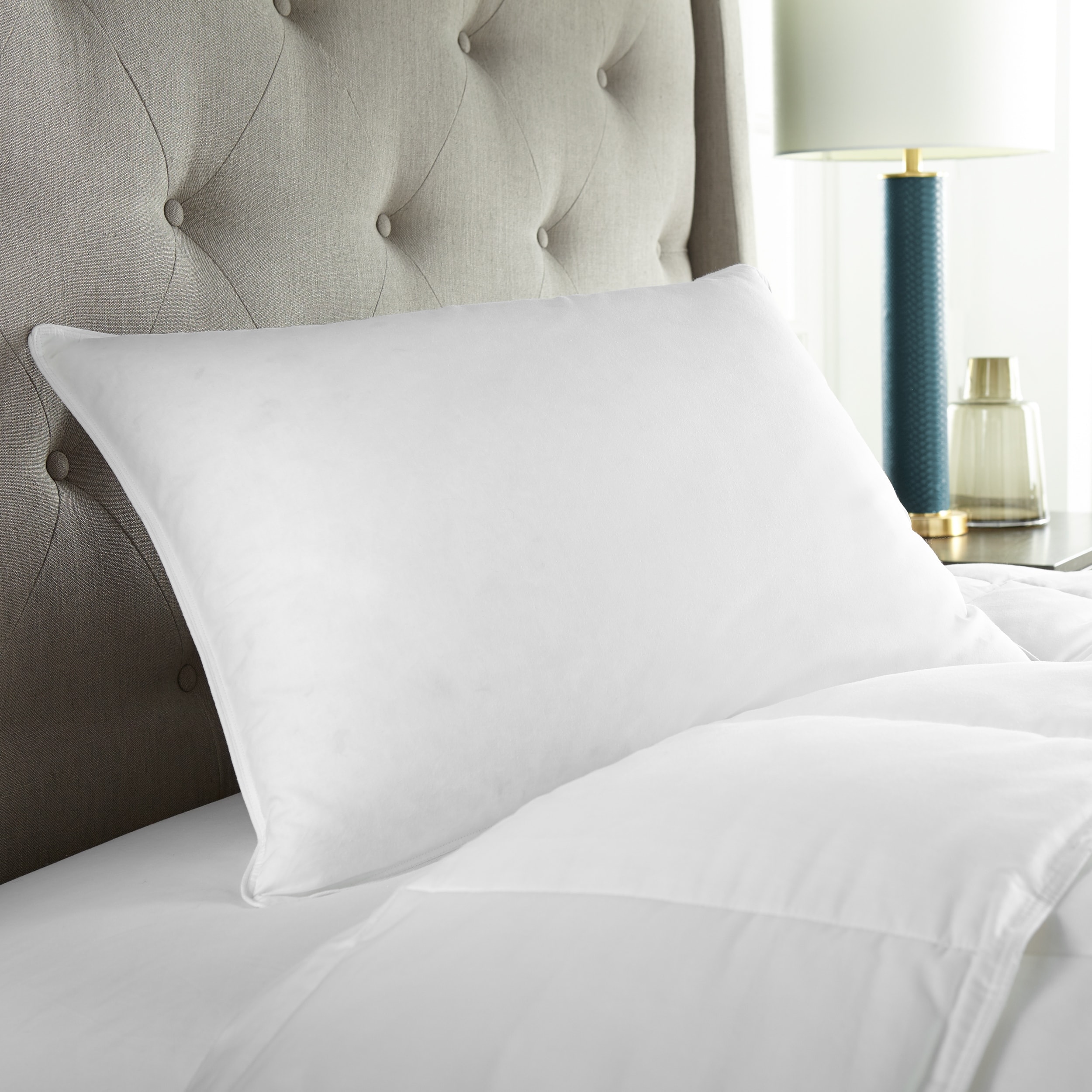 Downlite hotel style white goose down & feather blend pillow 2025