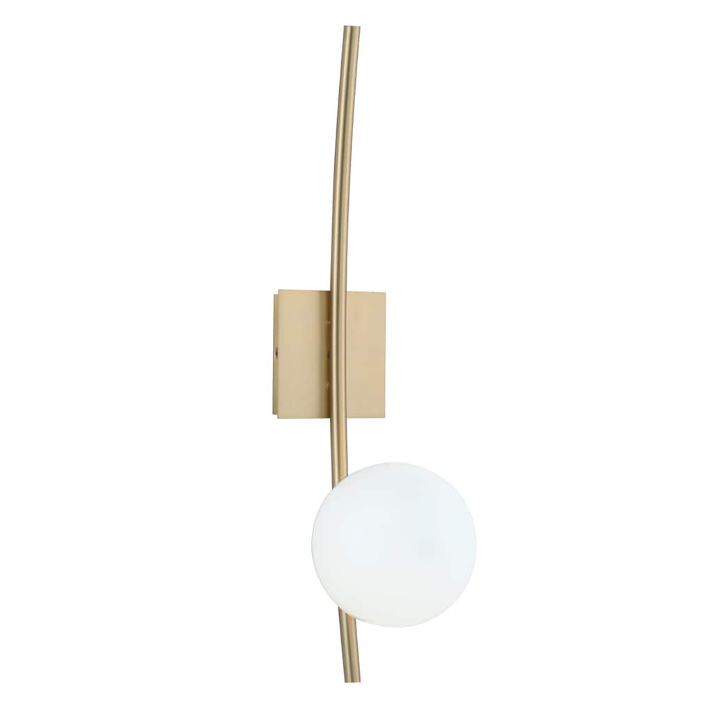 Perch 24'' High 1-Light Sconce - Satin Brass - 24 inch Tall