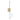 Perch 24'' High 1-Light Sconce - Satin Brass - 24 inch Tall