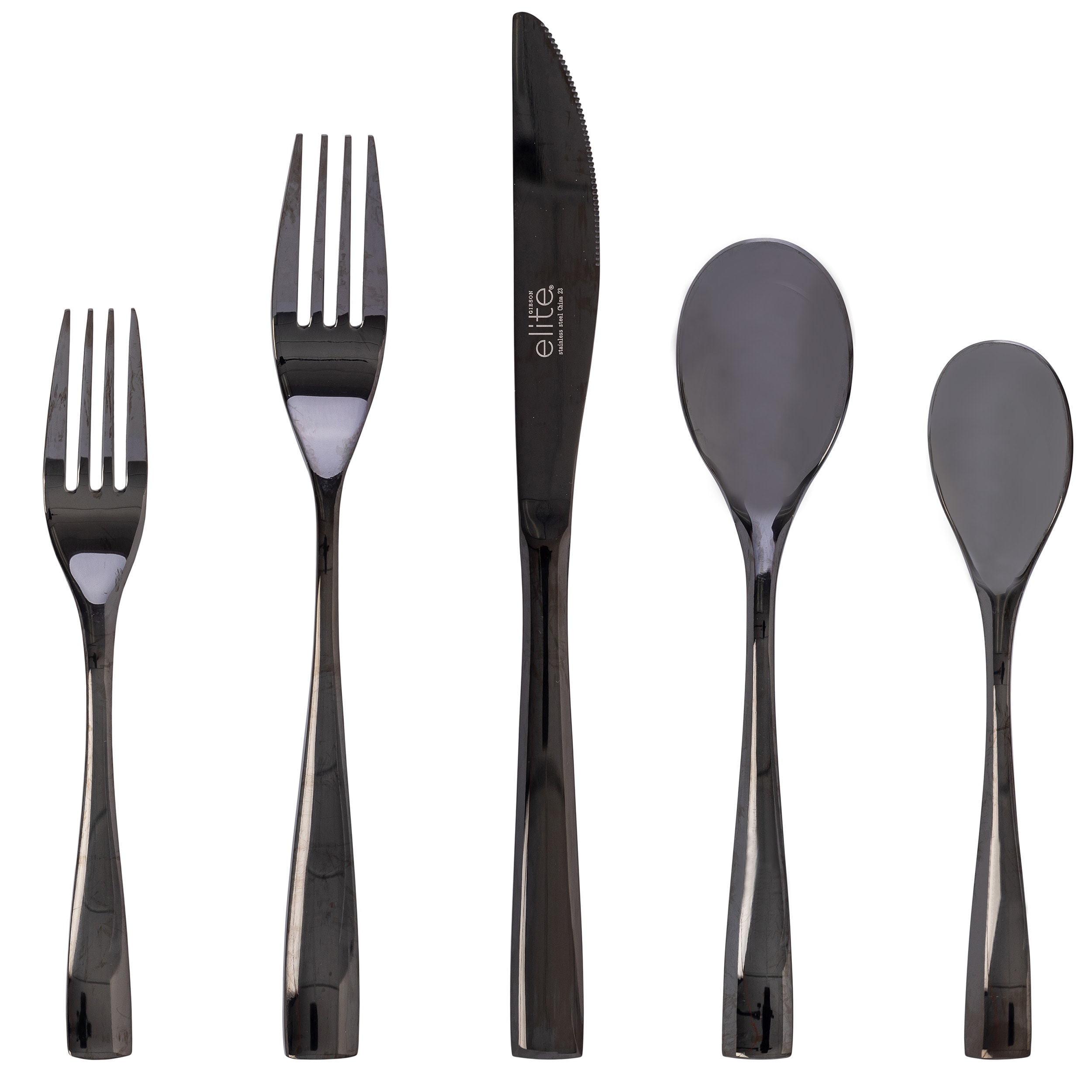 Gibson Stainless Steel Tablespoons Flatware Silverware Set of 6