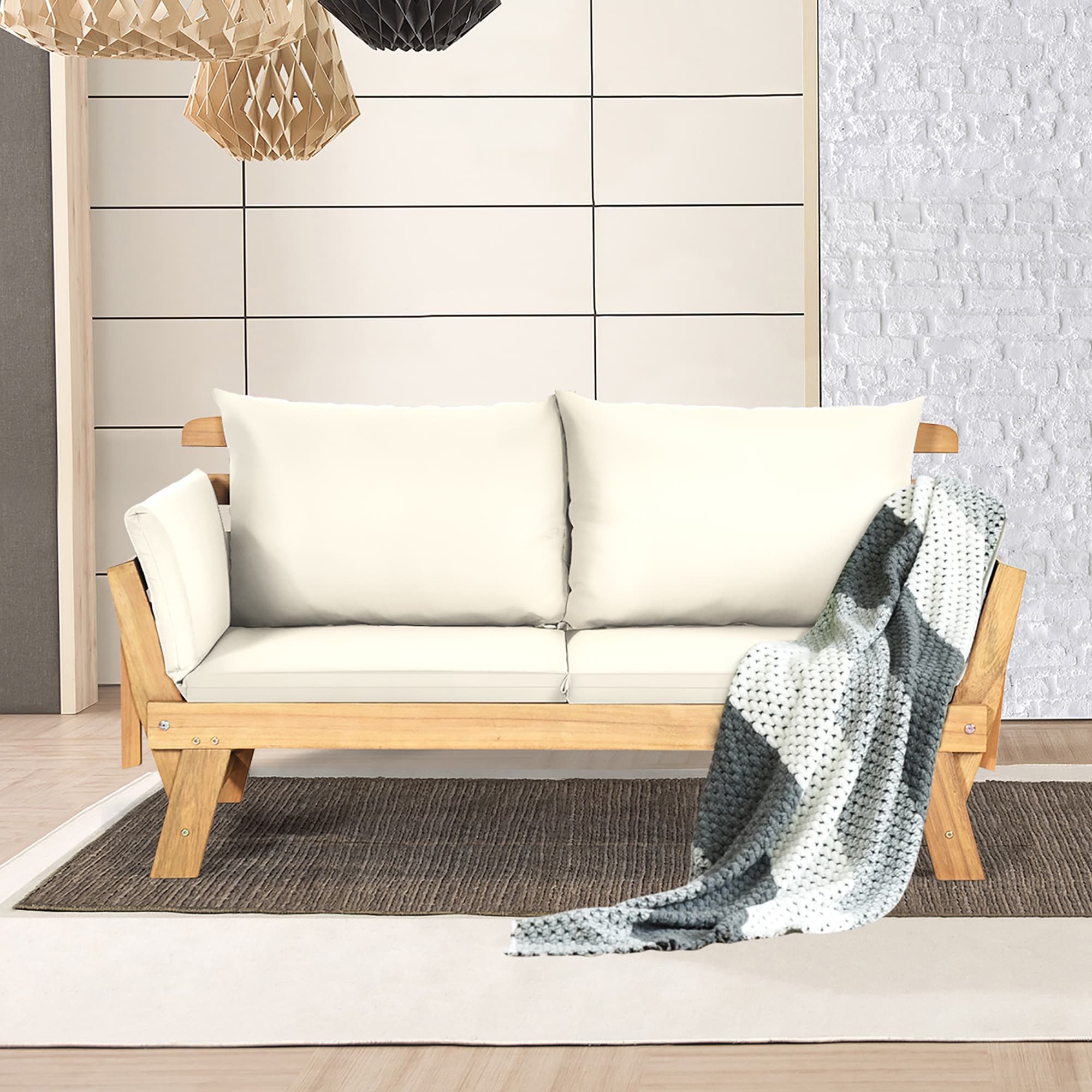Patio convertible sofa deals