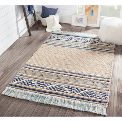 Momeni Esme Handmade Wool and Cotton Tribal Tapestry Area Rug