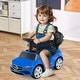 preview thumbnail 24 of 48, Gymax 3-in-1 Toddler Push Car w/Adjustable Canopy Under Seat Storage