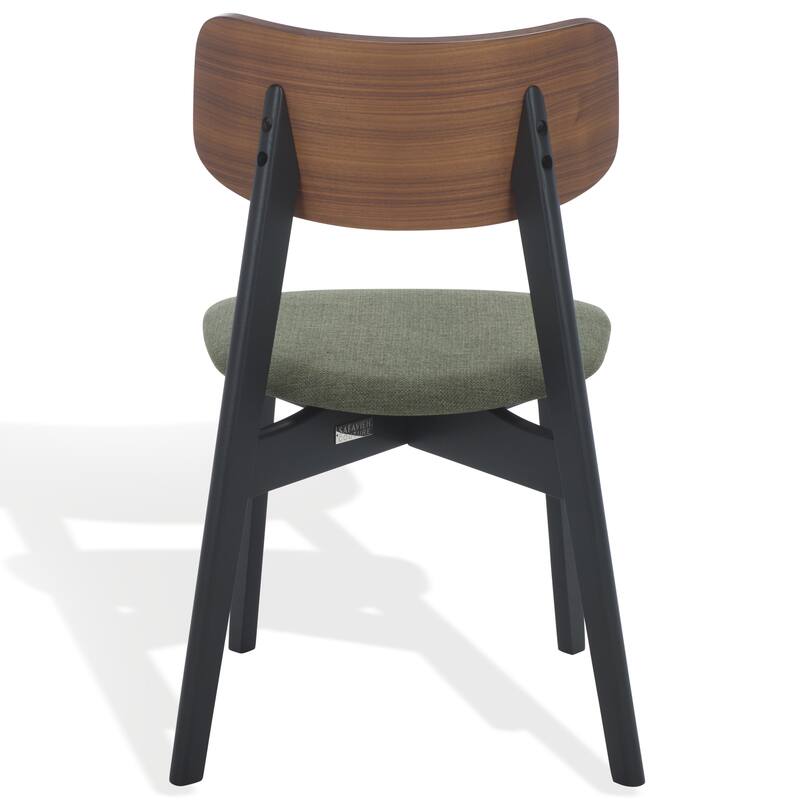 SAFAVIEH COUTURE Divya Wood Dining Chair (Set of 2) - 19"W x 22"D x 31"H