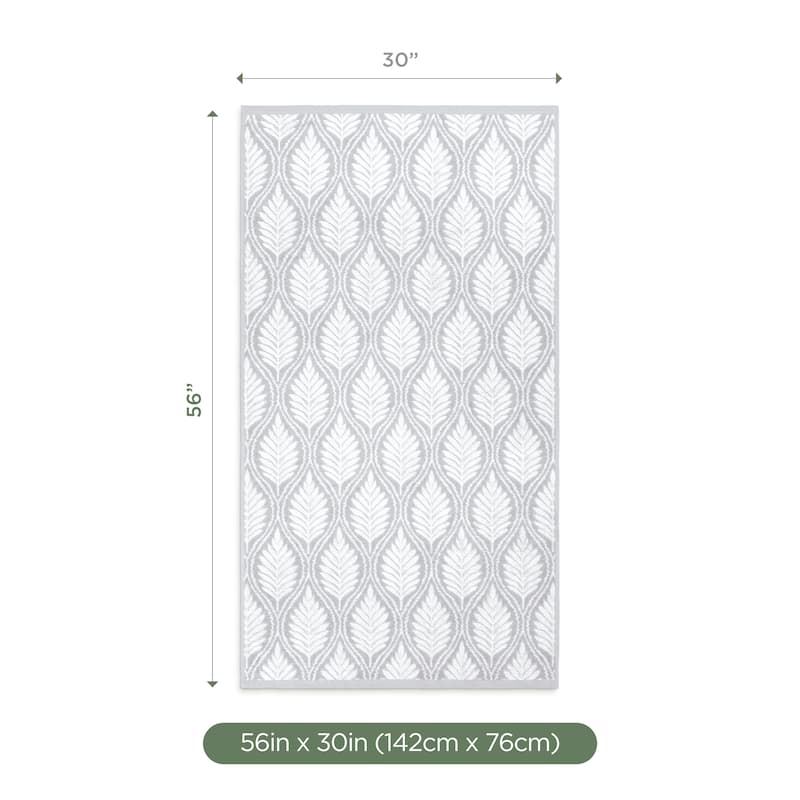 Martex Restore Fern Ogee Sage Bath Towel