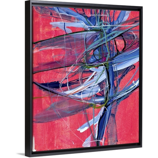 "The Journey" Black Float Frame Canvas Art