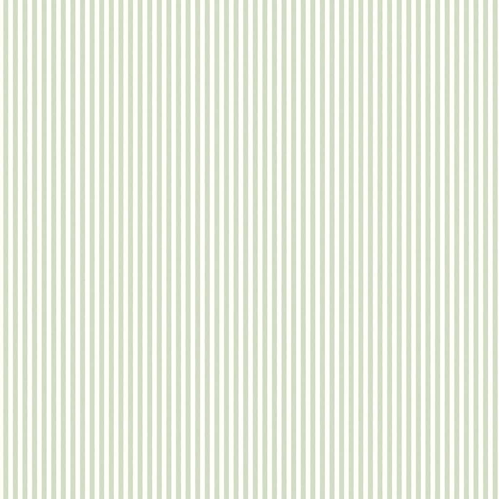 Fine Decor Ticking Green Mini Stripe Wallpaper - 396 x 20.5
