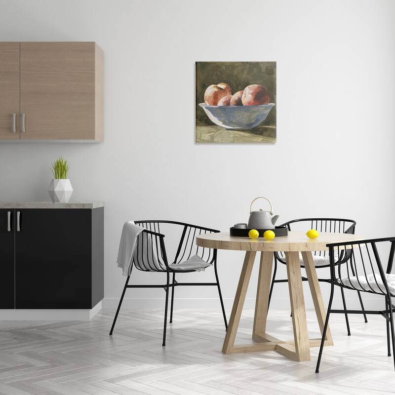 Stupell Apples in Bowl Still Life Canvas Wall Art Design By Emma Caroline 