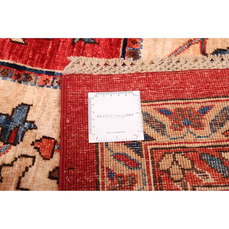 ECARPETGALLERY Hand-knotted Aryana Red Wool Rug - 9'3 x 12'0