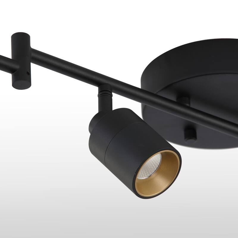 VidaLite Shura 6-Head LED Swivel Track Light, Directional Spot Lights, Dimmable - 10.45" x 62.2"