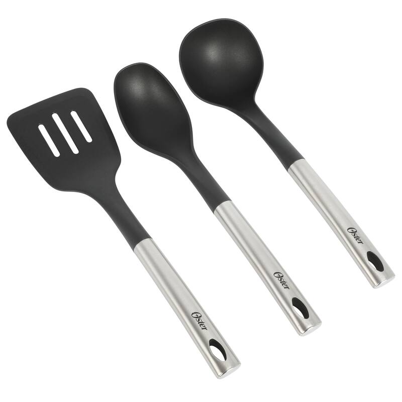 Oster Sangerfield 12 Piece Stainless Steel Cookware Set W/ Kitchen Tools