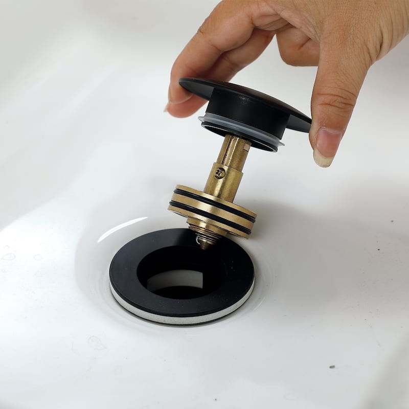 Single Handle Bathroom Sink Faucet with Sink Drain