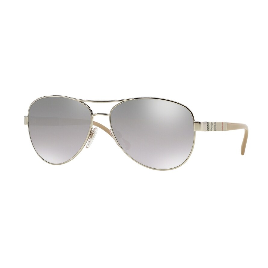 Burberry sunglasses womens silver clearance