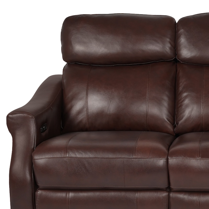 Felicity 84" Zero Gravity Leather Power Reclining Sofa with USB Ports