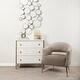 preview thumbnail 1 of 12, Giles Taupe Velvet Wrap w/ Brass Metal Base Accent Chair - 29.5L x 28.7W x 29.5H