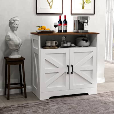31.5 in. Buffet with Adjustable Shelves